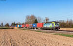 Re 475 406 mit dem DGS 40051 (Europoort - Novara Boschetto) bei Riegel 5.3.25