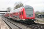 DB-D 50 80 86-81 055-5 von der Schwarzwaldbahn als RB nach Neuenburg (Baden). Hier beim Zwischenhalt in Orschweier. (16.03.2013)
