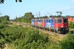 421 373-2, 421 395-5 und 421 375-7 waren am ABend des 25.06.14 als Lz 92074 nach Basel unterwegs.