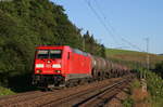185 240-8 mit dem GC 60482 (Karlsruhe Raffiniere-Rammelswiesen) bei St.Georgen 20.6.18