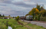 151 001 mit dem DGS 95110 (Karlsruhe Gbf - Singen) bei Stockburg 11.10.24