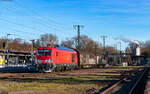 249 028 mit dem EZK 55302 (Neustadt(Schwarzw) - Villingen(Schwarzw)) im Bf Donaueschingen 16.12.24