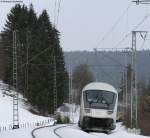 101 046-1 mit dem IC2270 Schwarzwald (Konstanz-Stralsund) am km 69,2 08.03.09