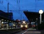 VT 249 der HzL als HzL85875 (Brunlingen Bahnhof-Geisingen-Leipferdingen) in Villingen 26.10.09