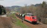 185 207-8 mit dem GB 61819 (Friesenheim(Baden)-Villingen(Schwarzw) bei St.Georgen 23.4.13