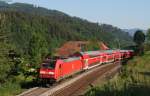 146 229-0 mit dem IRE 5309 (Karlsruhe Hbf -Kreuzlingen) bei Gutach 7.6.13