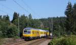 Mess NbZ 94320 (Offenburg - Radolfzell) mit Schublok 218 477-8 bei Stockburg 17.7.14