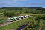 Am 01.08.16 waren die VT's 010, 503 und 005 der BSB und SWEG von Freiburg über Breisach nach Riegel DB unterwegs.