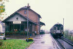 Elztalbahn (Freiburg-Elzach) in früheren Zeiten (29.10.1986)