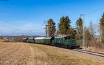 E94 088 mit dem DbZ 73846 (Stuttgart Hbf - Seebrugg) bei Bachheim 15.2.25