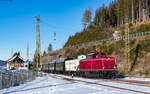 V100 1019 mit dem DPE 74231 (Titisee - Seebrugg) in Seebrugg 31.12.24