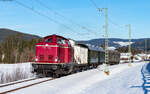 V100 1019 mit dem DPE 74233 (Titisee - Seebrugg) bei Titisee 31.12.24