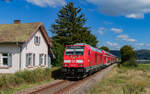 245 006 mit dem IRE 3056 (Friedrichshafen Stadt - Basel Bad Bf) bei Stahringen 18.9.24