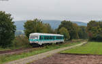 628 436/ 628 526  Anna  als RC 33918 (Freiburg Hbf - Zollhaus Blumberg) bei Lauchringen 14.10.24