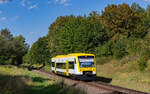 VT 233 als SWE 69746 (Rottweil - Villingen) bei Schwenningen 18.8.23