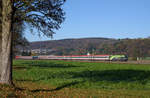 1016 014 CAT(City Airport Train)mit EC 113 in Richtung Ulm.