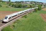 Tz 9003 auf dem weg nach München von der Nassachtalbrücke 25.04.2020