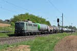 BayernBahn 140 483-3 mit Kesselwagen bei Ebersbach 23.04.2020