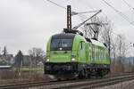 FLIXTRAIN 182 522-3 LZ Bei Uhingen18.12.2021