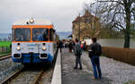 Sonderfahrt auf der Ammertalbahn mit einem Esslinger der zweiten Serie, VT 405 (WEG).