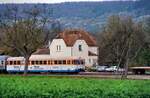 Ammertalbahn (DB),  VT 405 (WEG) auf einer Sonderfahrt.