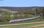 412 012-6 als ICE 596 (München Hbf-Berlin Hbf (tief)) bei Ölbronn 11.4.20