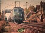 28.09.1990 bei Hp Ensingen 150 183-3 mit Gag 58677 auf der alten Kbs 770 im Abschnitt Vaihingen (Enz)Nord und Illingen