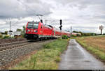 Nachschuss auf 147 011-1 von DB Regio Baden-Württemberg als RE 1???? von Heilbronn Hbf nach Stuttgart Hbf, der in Tamm auf der Bahnstrecke Stuttgart–Würzburg (Frankenbahn | KBS 780)