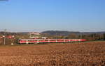 RE 81780 (Nürnberg Hbf-Stuttgart Hbf) mit Schublok 111 168-1 bei Oppenweiler 2.4.20