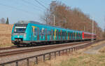 S-Bahn Stuttgart 430 087 als S3 nach Bad Cannstatt.
Aufgenommen zwischen Nellmersbach und Winnenden.
Nellmersbach - 08.02.2025