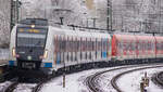 430 050 im Schnee führend - Waiblingen, 14.02.2025