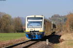 VT 441 und VS 426 als WEG 3143 (Rudersberg Oberndorf-Schorndorf) bei Miedelsbach 2.4.20