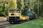 SKL mit Umbauwagen an der Wieslauftalbahn am 3.