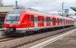 S-Bahn Stuttgart 430 205/705, als S4 Pendel im Bahnhof Backnang.