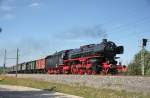 01 150 Renningen 04.08.2013, Historischer Dampfzug (GES) auf der Rankbachbahn.