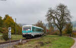 628 436/ 628 526  Anna  als RC 33918 (Freiburg Hbf - Zollhaus Blumberg) bei Fützen 14.10.24