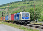 Auch am Dienstag den 14.Juno 2022 konnte ich die WLC-Cargo 187 322 mit einem Kistelzug gen Würzburg fahren aufnehmen.