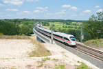 411 029  Kiel  als ICE 1221 (Dortmund Hbf - München Hbf) bei Emskirchen, 23.06.2019