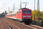 111 220-0 DB Regio in Hochstadt/ Marktzeuln am 19.10.2012. (Bahnsteigbild)