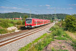 440 306 als RB 58124 (Treuchtlingen - Karlstadt) bei Mitteldachstetten, 31.08.2019