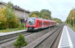 Am 5.10.11 hielt „Mopsgesicht“ 440 825 im elf Monate zuvor reaktivierten Haltepunkt Burgbernheim-Wildbad.
