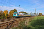 alex 183 004-1 erreicht Neufahrn (Niederbay) mit ihrem Alex RE2/RE25 in Richtung München Hbf.