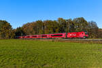 Am 16. November 2024 verkehrte der Jubiläums-Railjet  100 Jahre ÖBB  als RJX 564 von Flughafen Wien nach Innsbruck HBF. Bei Brannenburg im Inntal gelang eine Aufnahme der Garnitur. 