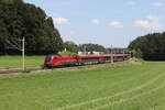 1116 248 aus Salzburg kommend am 7. August 2024 bei Axdorf.