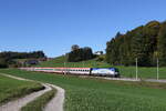 1116 159  Sparda-Bank  mit einem  EC  aus München kommend am 9. Oktober 2024 bei Axdorf.