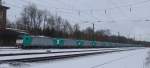 Am 02.02.2010 stehen in Neuoffingen 24 (!) arbeitslose Lokomotiven von Angel Trains und hoffen auf baldige Besserung der Wirtschaftslage...
