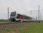 Abellio ET 25 2302 befand sich am 18.05.2016 als Lr auf der Fahrt in Richtung Wunstorf.