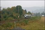 Vor einigen Monaten was besonderes, heute normaler Altag: ET23009 auf Streckenkunde von Siegen nach Hagen, hier bei Hohenlimburg am 10.10.07.