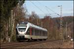 ET23004 ist zwischen Witten Hbf und Wetter(Ruhr) als ABR39063 nach Hagen unterwegs. (30.03.2010)