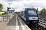 HAMBURG, 09.10.2020, AKN-Zug 622 153 als Linie A1 nach Hamburg-Eidelstedt im Zielbahnhof Hamburg-Eidelstedt (gemeinsame Nutzung durch AKN und S-Bahn Hamburg)